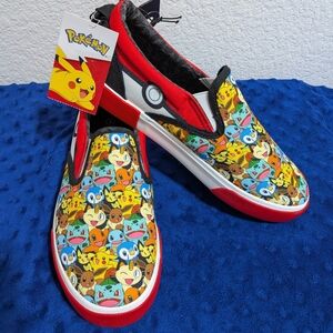 Pokemon Kids Sneakers - Red, Yellow, Blue